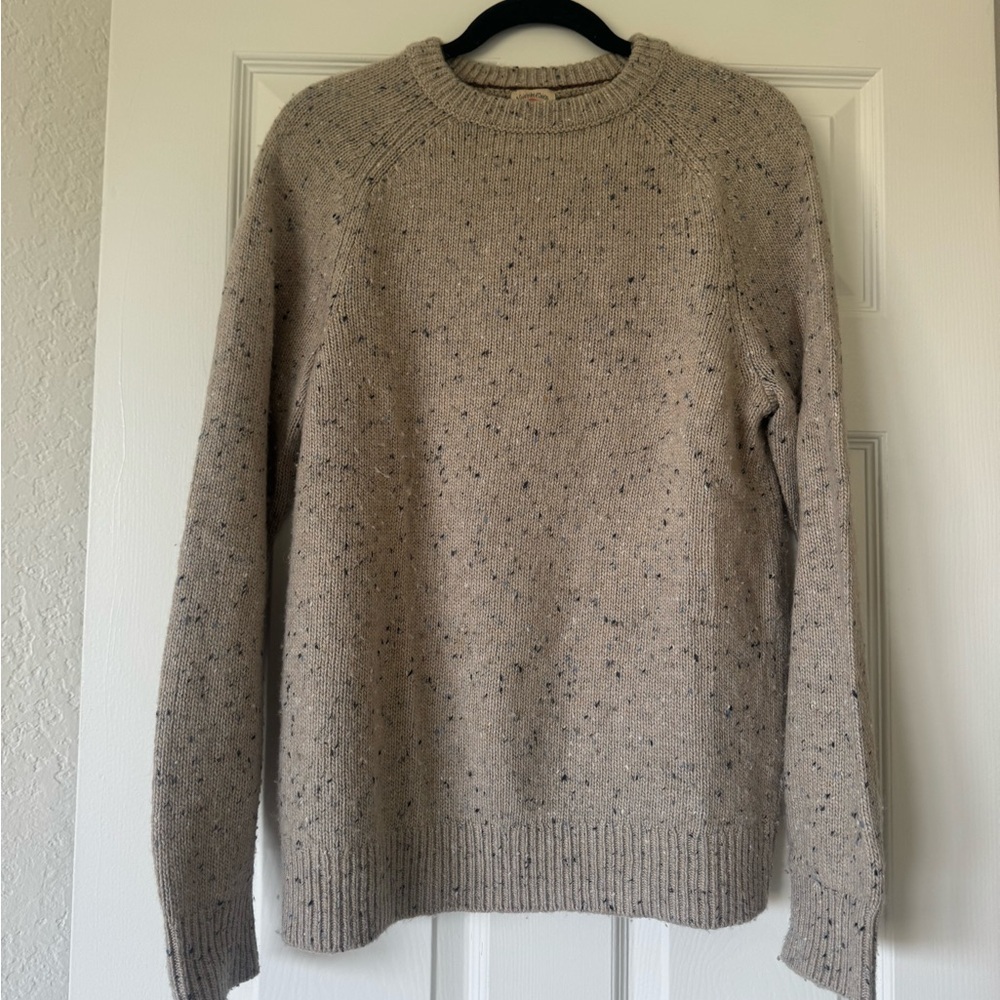 Faherty Donegal Wool Crewneck Sweater - Winter Dune